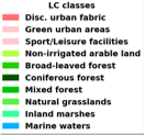 West Wielkopolska (Poland) Land Cover Map Legend
